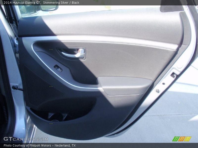 Shimmering Silver / Black 2014 Hyundai Elantra GT