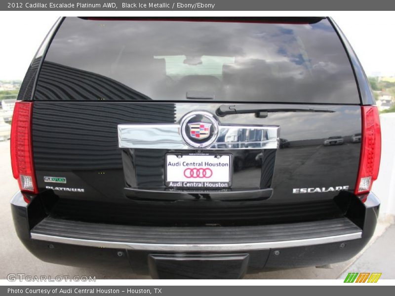 Black Ice Metallic / Ebony/Ebony 2012 Cadillac Escalade Platinum AWD