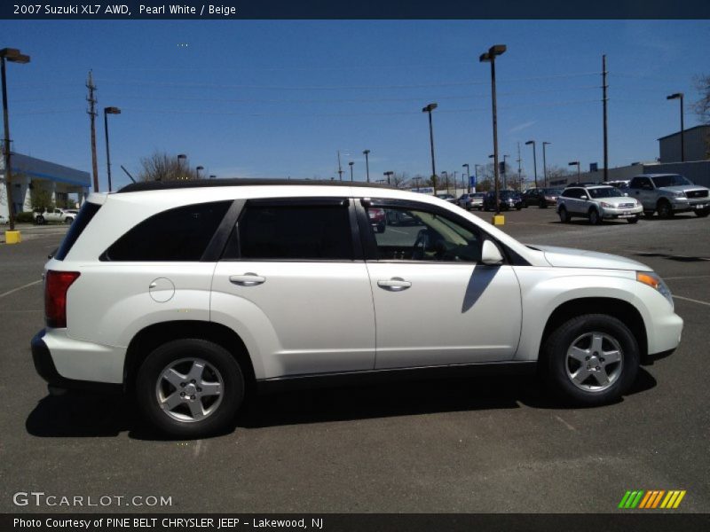 Pearl White / Beige 2007 Suzuki XL7 AWD