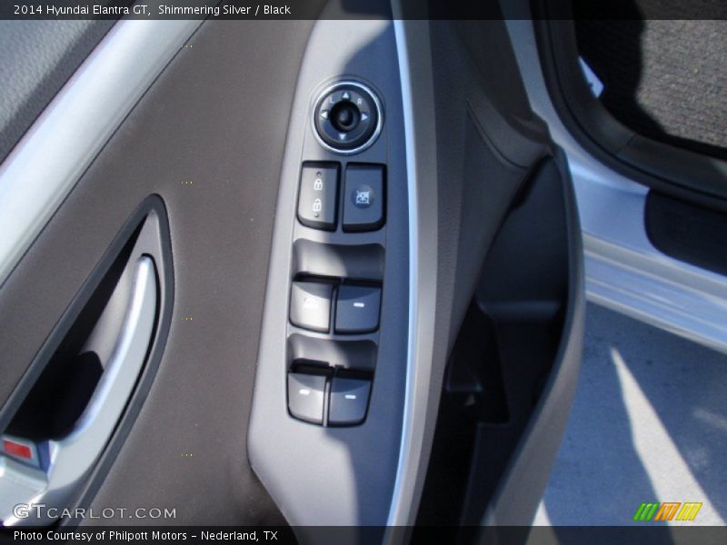 Shimmering Silver / Black 2014 Hyundai Elantra GT