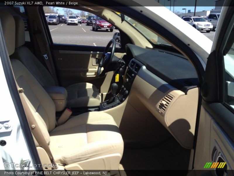 Pearl White / Beige 2007 Suzuki XL7 AWD