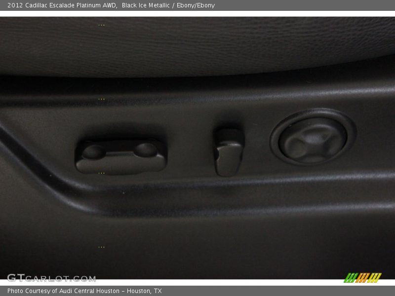 Black Ice Metallic / Ebony/Ebony 2012 Cadillac Escalade Platinum AWD