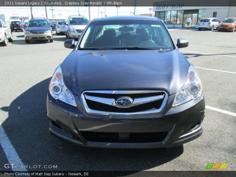 Graphite Gray Metallic / Off-Black 2011 Subaru Legacy 2.5i Limited