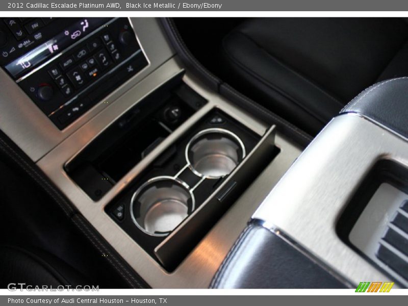 Black Ice Metallic / Ebony/Ebony 2012 Cadillac Escalade Platinum AWD