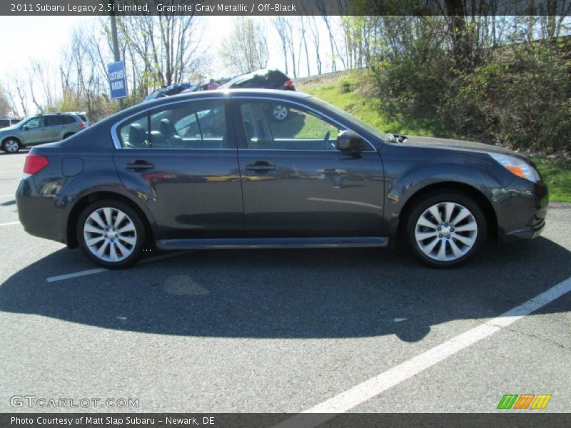 Graphite Gray Metallic / Off-Black 2011 Subaru Legacy 2.5i Limited