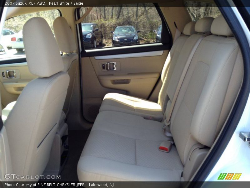 Pearl White / Beige 2007 Suzuki XL7 AWD