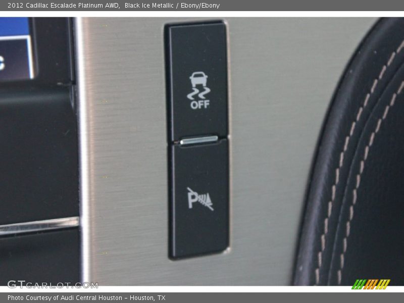 Black Ice Metallic / Ebony/Ebony 2012 Cadillac Escalade Platinum AWD