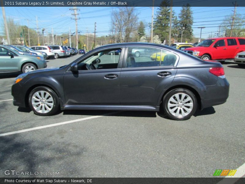Graphite Gray Metallic / Off-Black 2011 Subaru Legacy 2.5i Limited