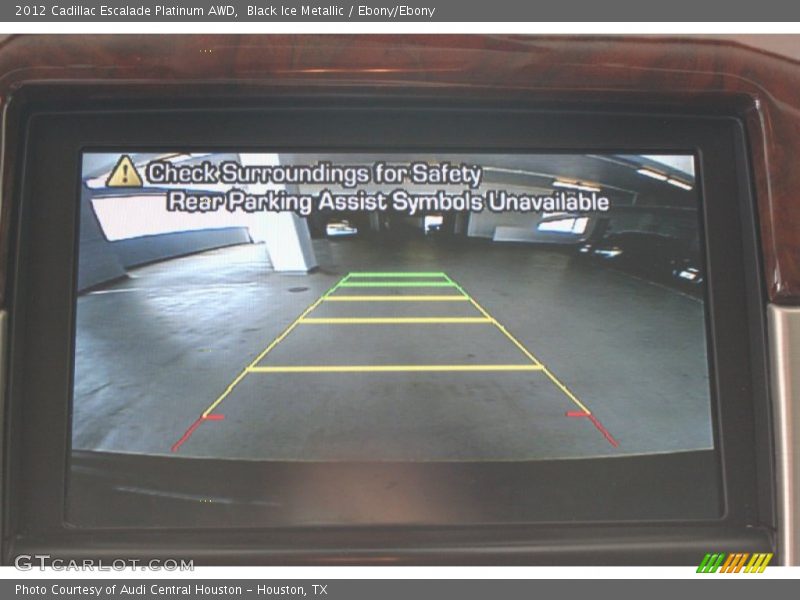 Black Ice Metallic / Ebony/Ebony 2012 Cadillac Escalade Platinum AWD
