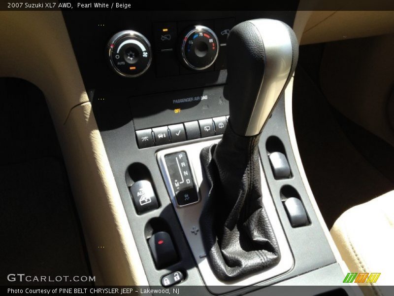 Pearl White / Beige 2007 Suzuki XL7 AWD