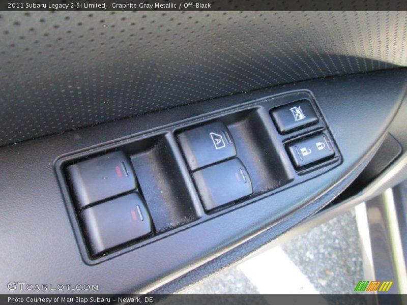 Graphite Gray Metallic / Off-Black 2011 Subaru Legacy 2.5i Limited