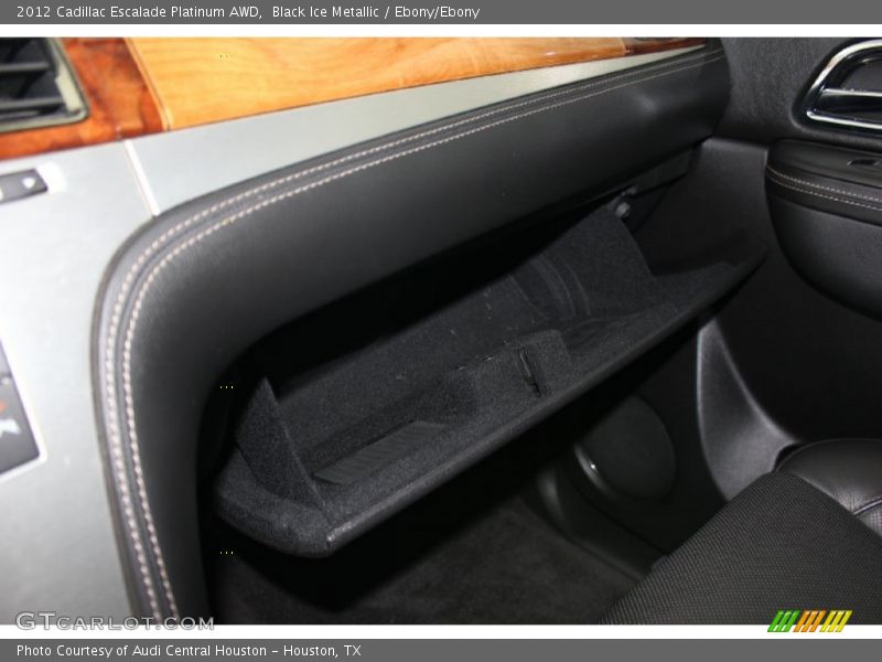 Black Ice Metallic / Ebony/Ebony 2012 Cadillac Escalade Platinum AWD
