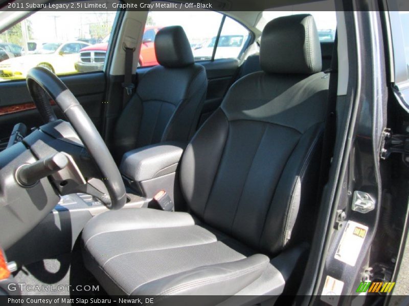 Graphite Gray Metallic / Off-Black 2011 Subaru Legacy 2.5i Limited