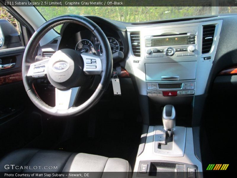 Graphite Gray Metallic / Off-Black 2011 Subaru Legacy 2.5i Limited