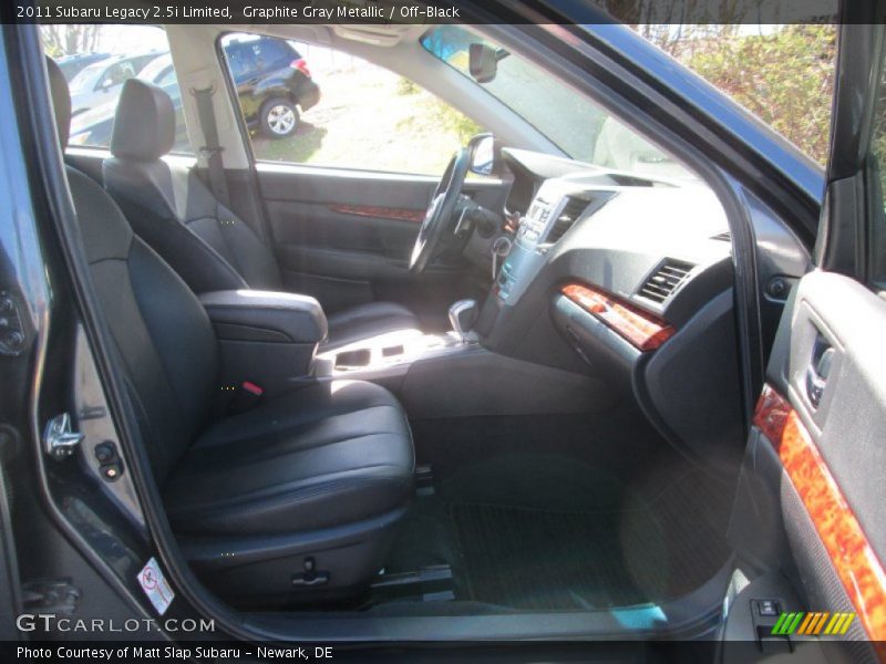 Graphite Gray Metallic / Off-Black 2011 Subaru Legacy 2.5i Limited