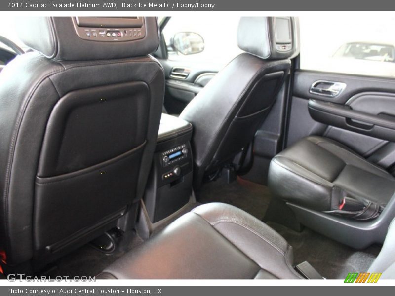 Black Ice Metallic / Ebony/Ebony 2012 Cadillac Escalade Platinum AWD