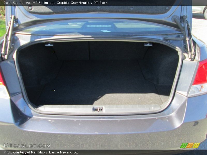 Graphite Gray Metallic / Off-Black 2011 Subaru Legacy 2.5i Limited