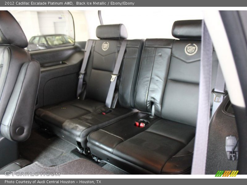 Black Ice Metallic / Ebony/Ebony 2012 Cadillac Escalade Platinum AWD