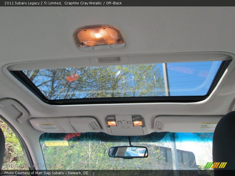 Graphite Gray Metallic / Off-Black 2011 Subaru Legacy 2.5i Limited