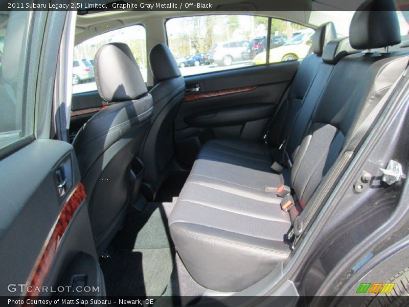 Graphite Gray Metallic / Off-Black 2011 Subaru Legacy 2.5i Limited