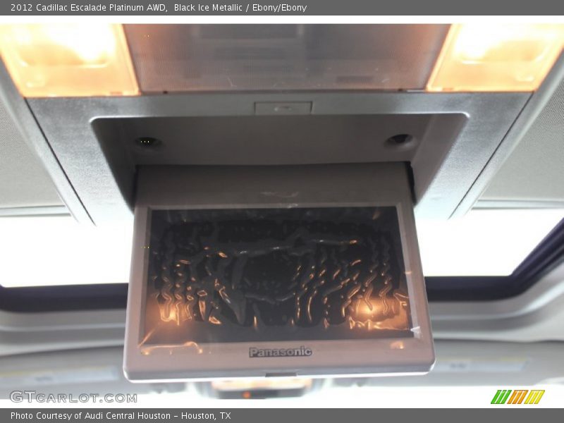 Black Ice Metallic / Ebony/Ebony 2012 Cadillac Escalade Platinum AWD