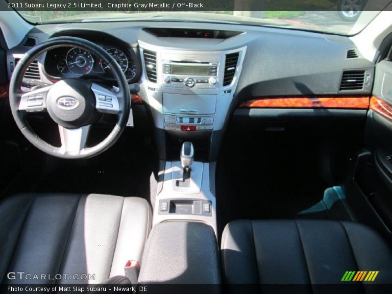 Graphite Gray Metallic / Off-Black 2011 Subaru Legacy 2.5i Limited