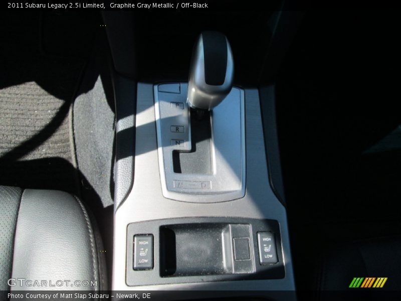 Graphite Gray Metallic / Off-Black 2011 Subaru Legacy 2.5i Limited