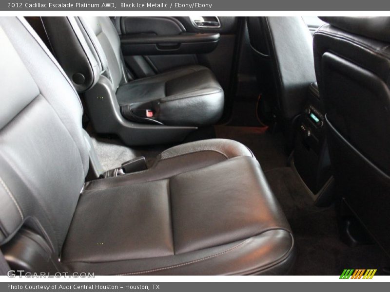 Black Ice Metallic / Ebony/Ebony 2012 Cadillac Escalade Platinum AWD