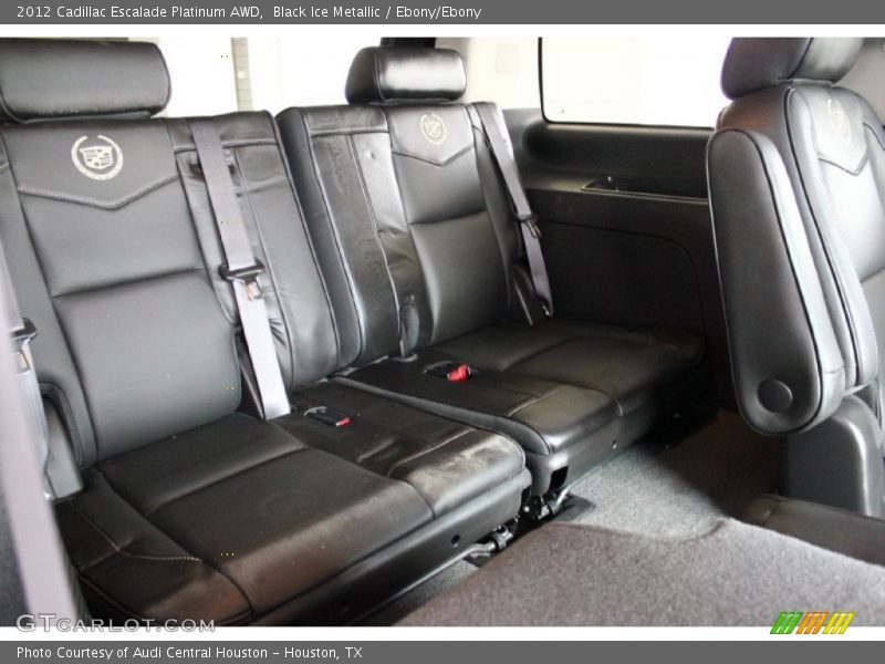 Black Ice Metallic / Ebony/Ebony 2012 Cadillac Escalade Platinum AWD