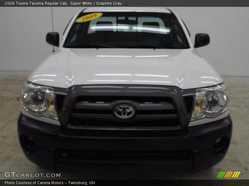 Super White / Graphite Gray 2009 Toyota Tacoma Regular Cab