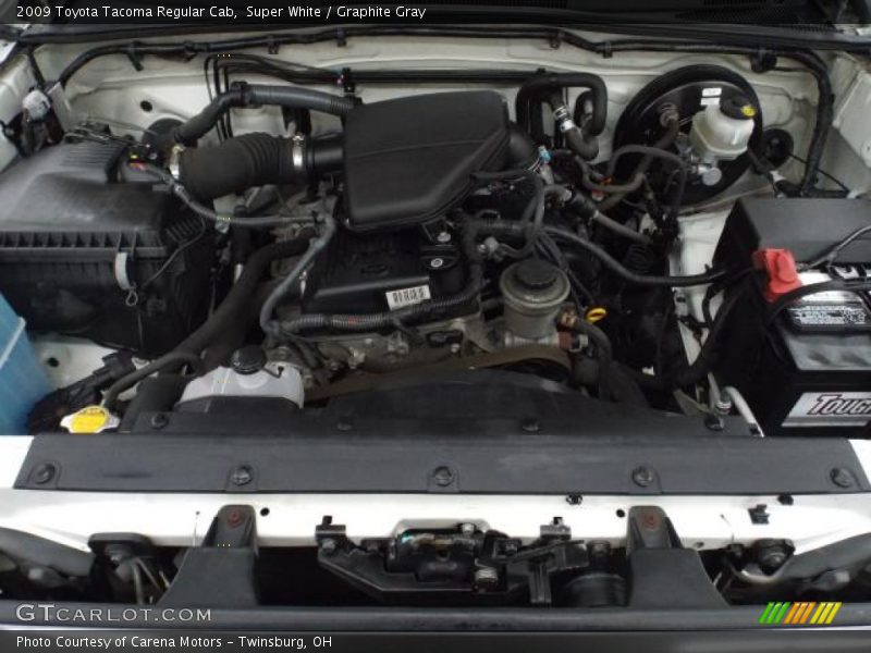 Super White / Graphite Gray 2009 Toyota Tacoma Regular Cab