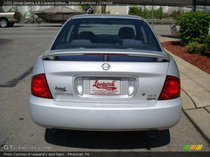 Brilliant Aluminum / Charcoal 2005 Nissan Sentra 1.8 S Special Edition