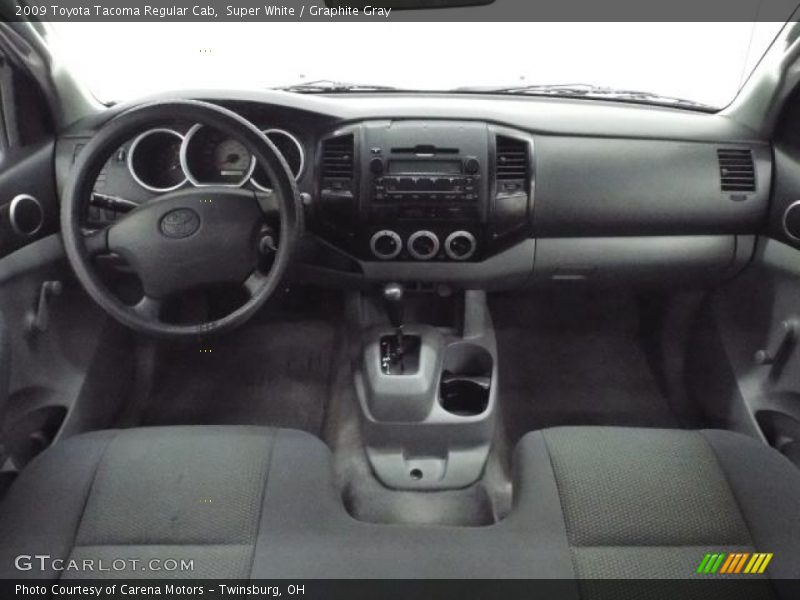 Super White / Graphite Gray 2009 Toyota Tacoma Regular Cab
