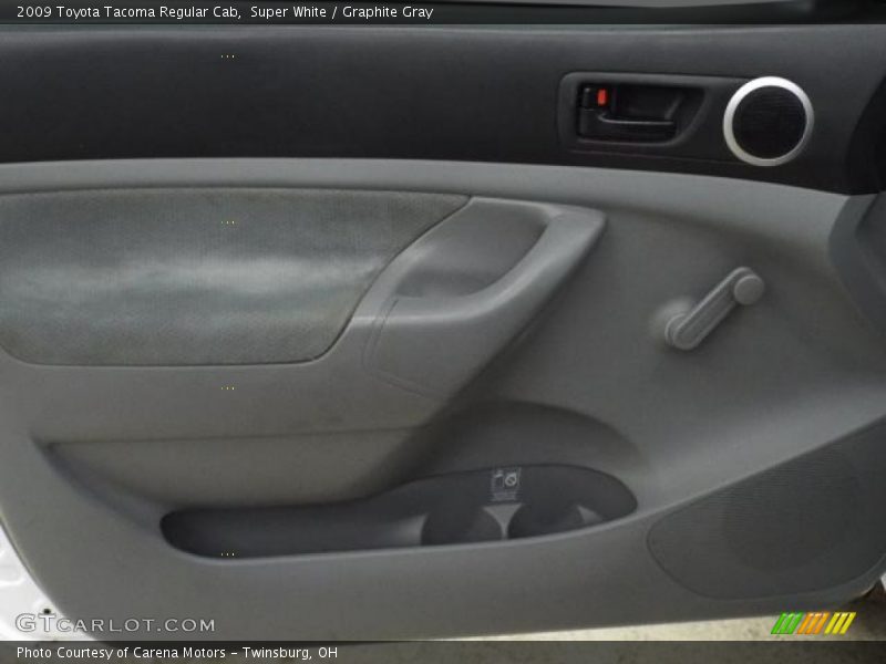 Super White / Graphite Gray 2009 Toyota Tacoma Regular Cab