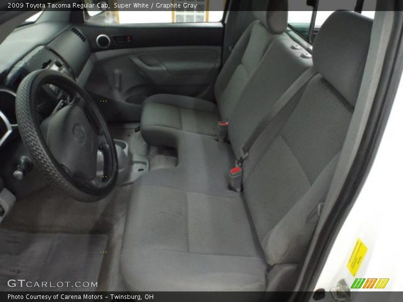 Super White / Graphite Gray 2009 Toyota Tacoma Regular Cab