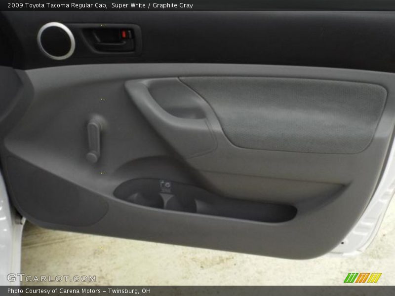 Super White / Graphite Gray 2009 Toyota Tacoma Regular Cab