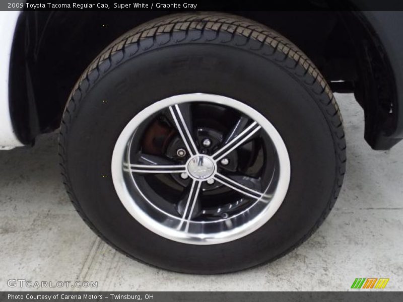 Super White / Graphite Gray 2009 Toyota Tacoma Regular Cab