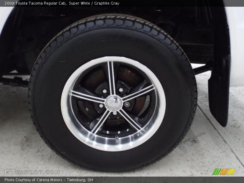 Super White / Graphite Gray 2009 Toyota Tacoma Regular Cab
