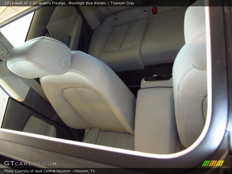 Moonlight Blue Metallic / Titanium Gray 2014 Audi A7 3.0T quattro Prestige