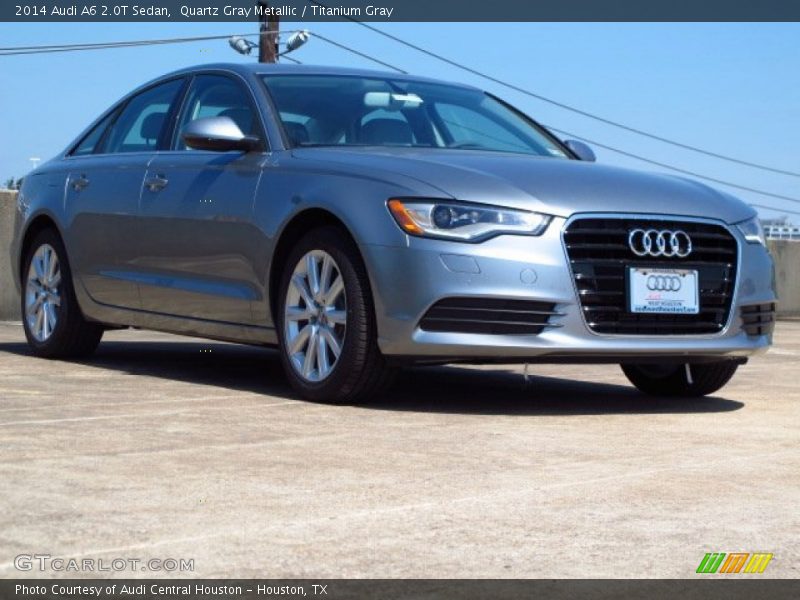 Quartz Gray Metallic / Titanium Gray 2014 Audi A6 2.0T Sedan