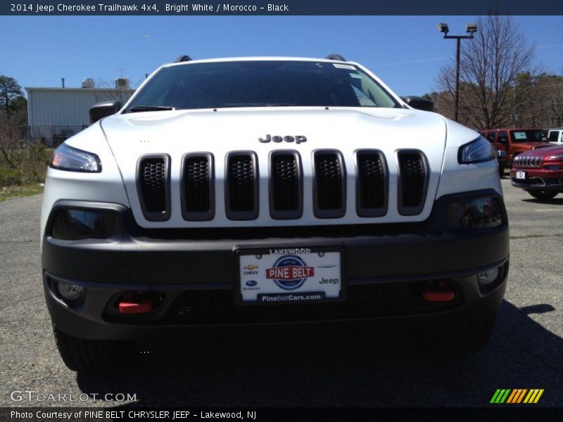 Bright White / Morocco - Black 2014 Jeep Cherokee Trailhawk 4x4