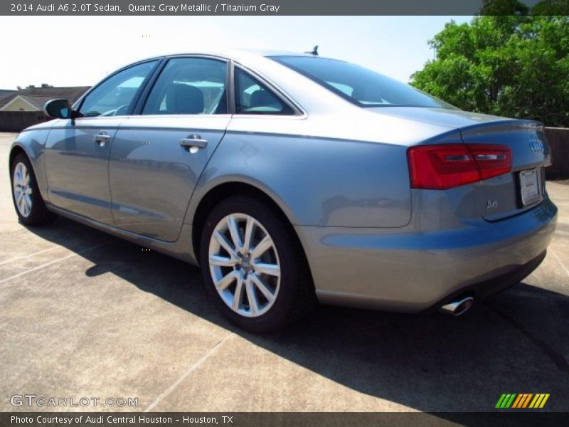 Quartz Gray Metallic / Titanium Gray 2014 Audi A6 2.0T Sedan