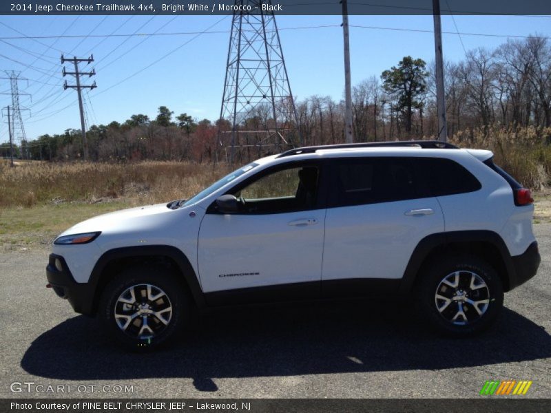 Bright White / Morocco - Black 2014 Jeep Cherokee Trailhawk 4x4