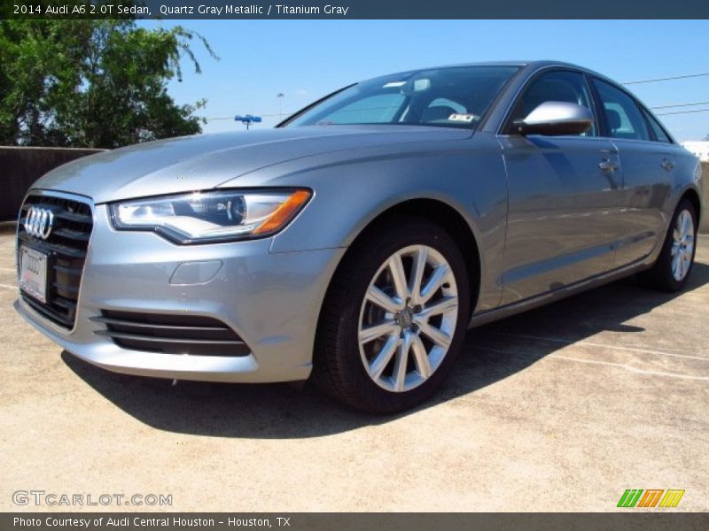 Quartz Gray Metallic / Titanium Gray 2014 Audi A6 2.0T Sedan