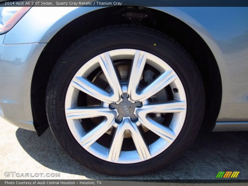 Quartz Gray Metallic / Titanium Gray 2014 Audi A6 2.0T Sedan