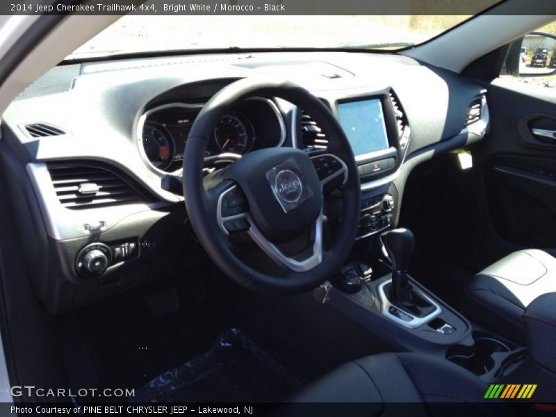 Bright White / Morocco - Black 2014 Jeep Cherokee Trailhawk 4x4