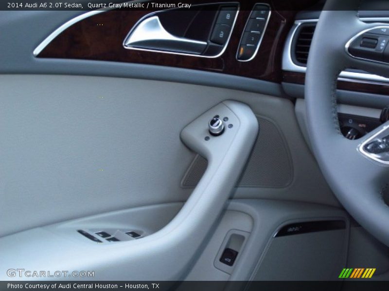 Quartz Gray Metallic / Titanium Gray 2014 Audi A6 2.0T Sedan