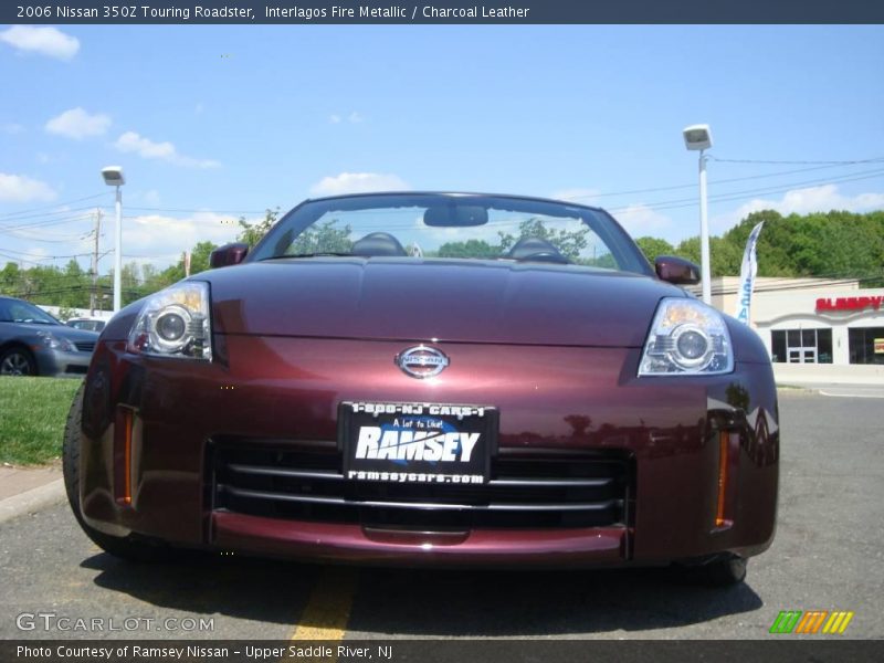 Interlagos Fire Metallic / Charcoal Leather 2006 Nissan 350Z Touring Roadster