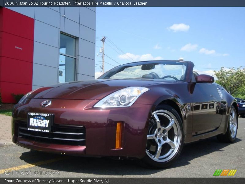 Interlagos Fire Metallic / Charcoal Leather 2006 Nissan 350Z Touring Roadster