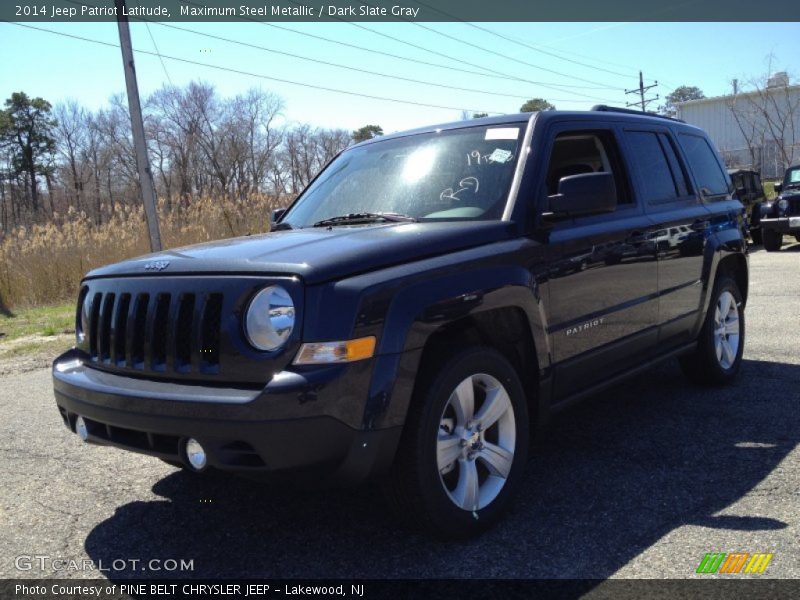 Maximum Steel Metallic / Dark Slate Gray 2014 Jeep Patriot Latitude